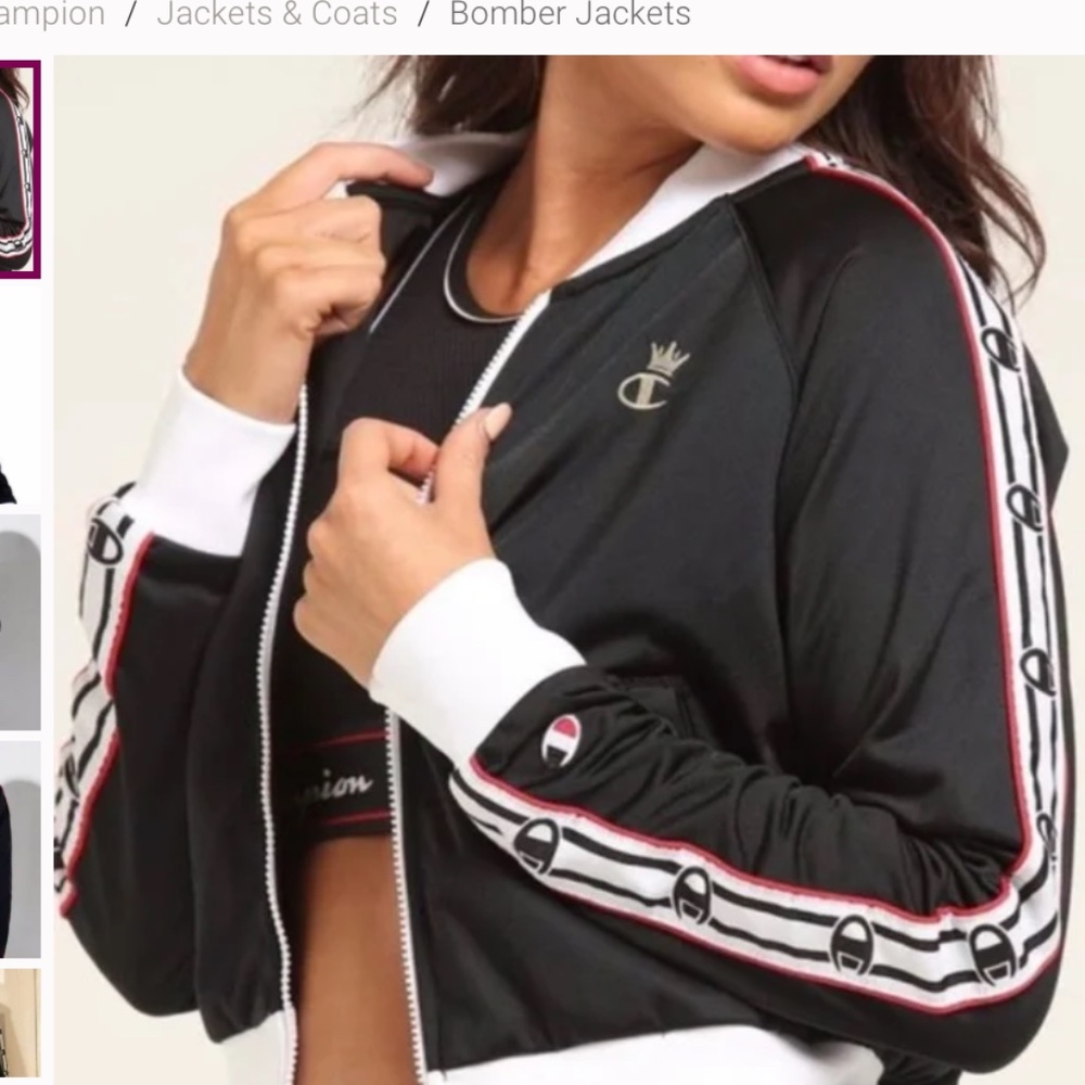 Champion Women’s Block Floral Logo Tracksuit Jacket and Pants size S-XS